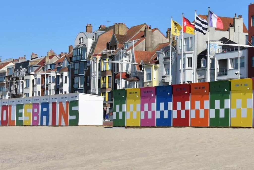 Maison De Ville Restylee Avec Jardin, Proche Gare Dunkirk Exterior photo